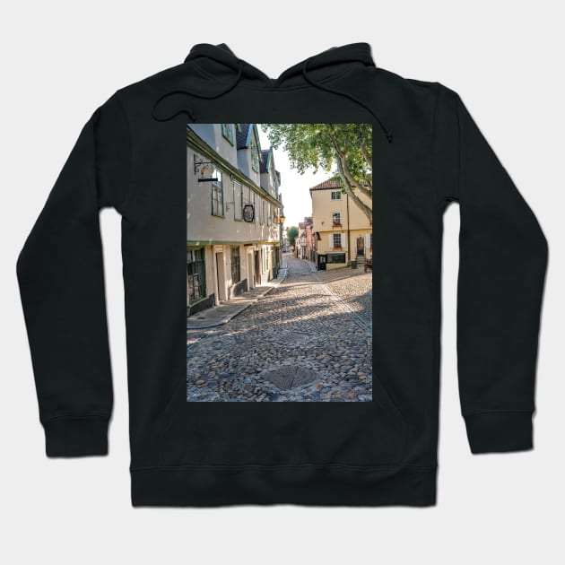 Elm Hill, Norwich Hoodie by yackers1